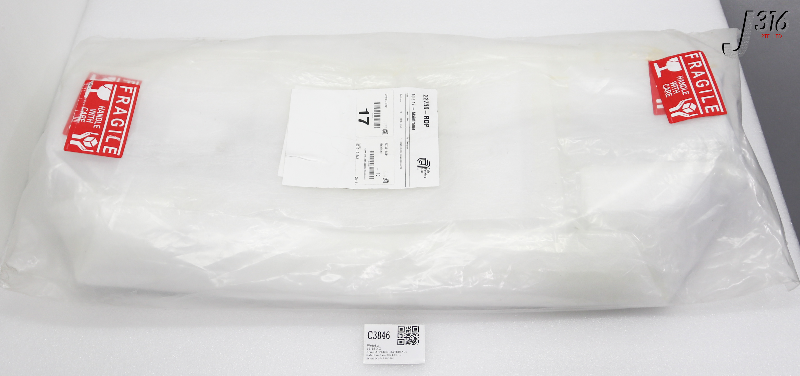 C3846 APPLIED MATERIALS CLEAR LID ASSY, 200MM PRODUCER (NEW) 0010